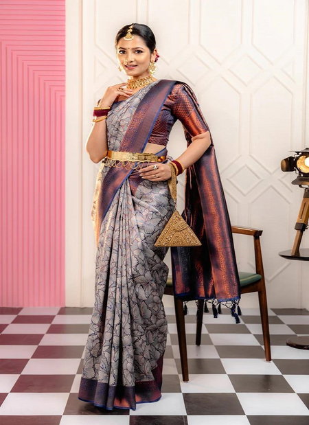 KT 130 Banarasi Soft Silk Saree Wholesale Clothing Suppliers In India